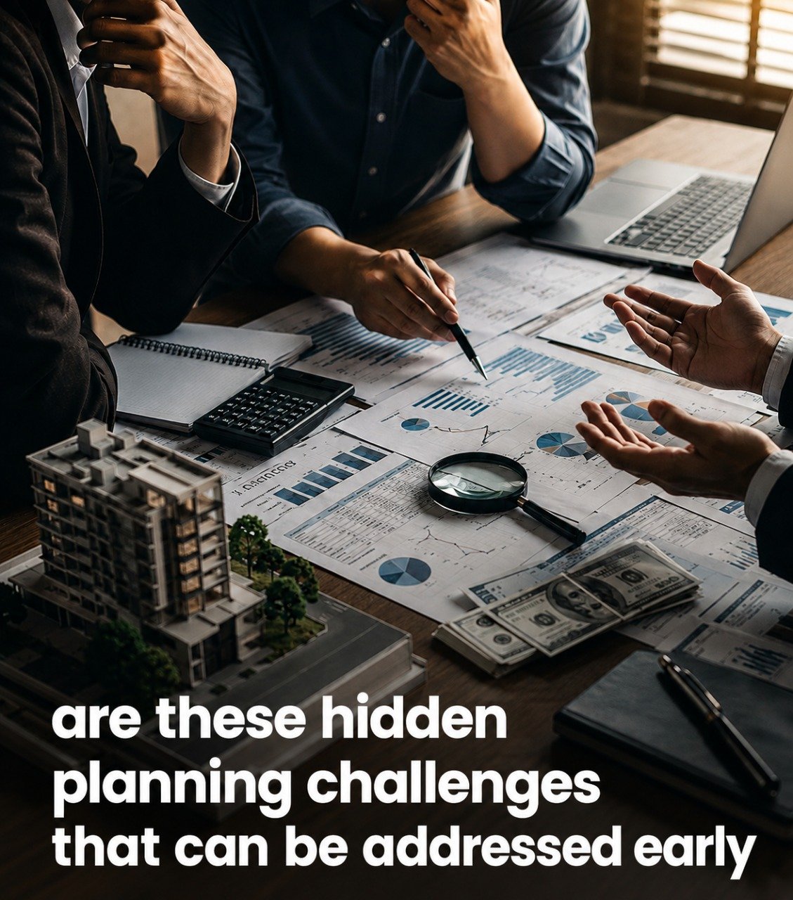 are these hidden planning challenges that can be addressed early